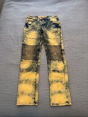 Denim & Rivets Slim Biker Jeans